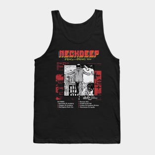 Neckdeep peace and panic UK Tour Tank Top